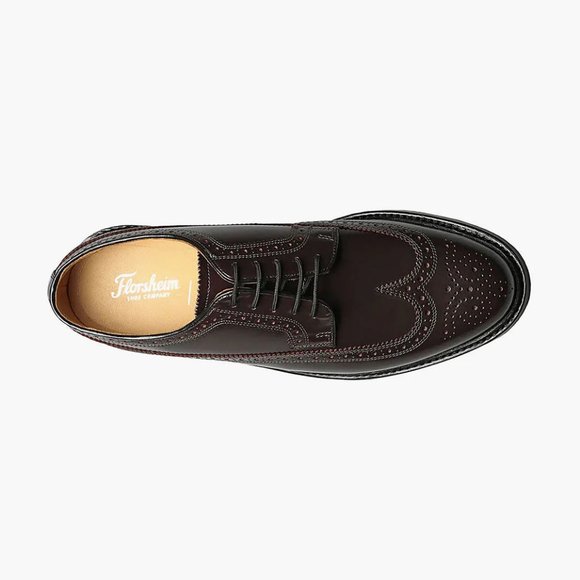 Foresheim Wingtip Oxford Dress Shoes ( Brown/Burgandy) main image 12